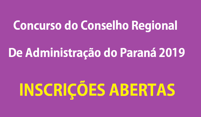 Concurso do Conselho Regional de Administração do Paraná (CRA-PR)