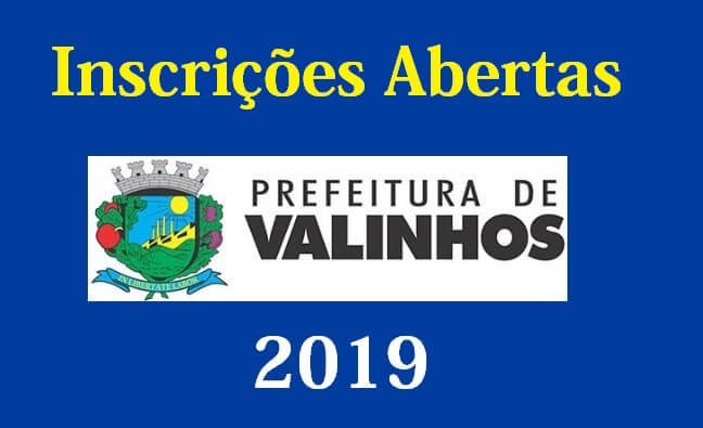 Concurso prefeitura de Valinhos SP
