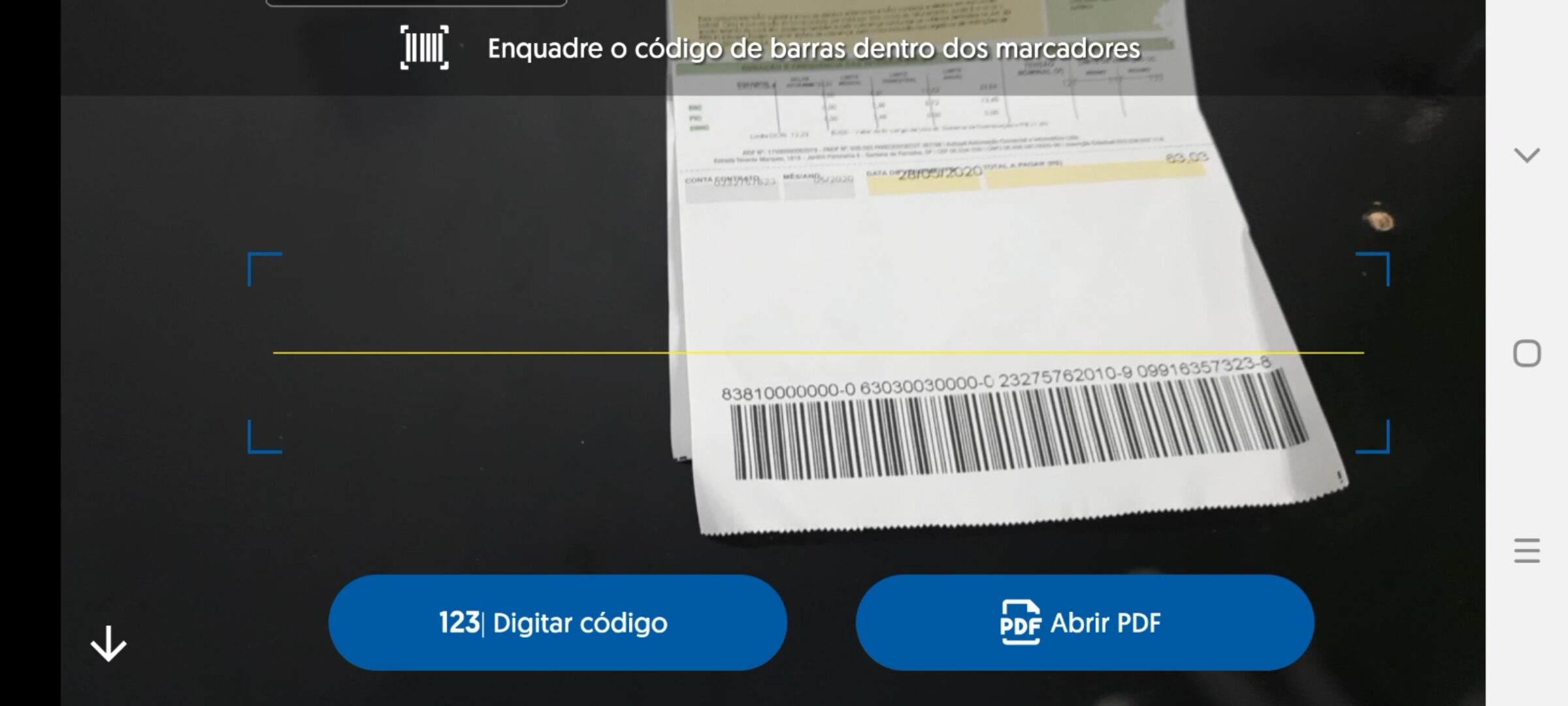 Pagar boleto pelo aplicativo do Banco do Brasil