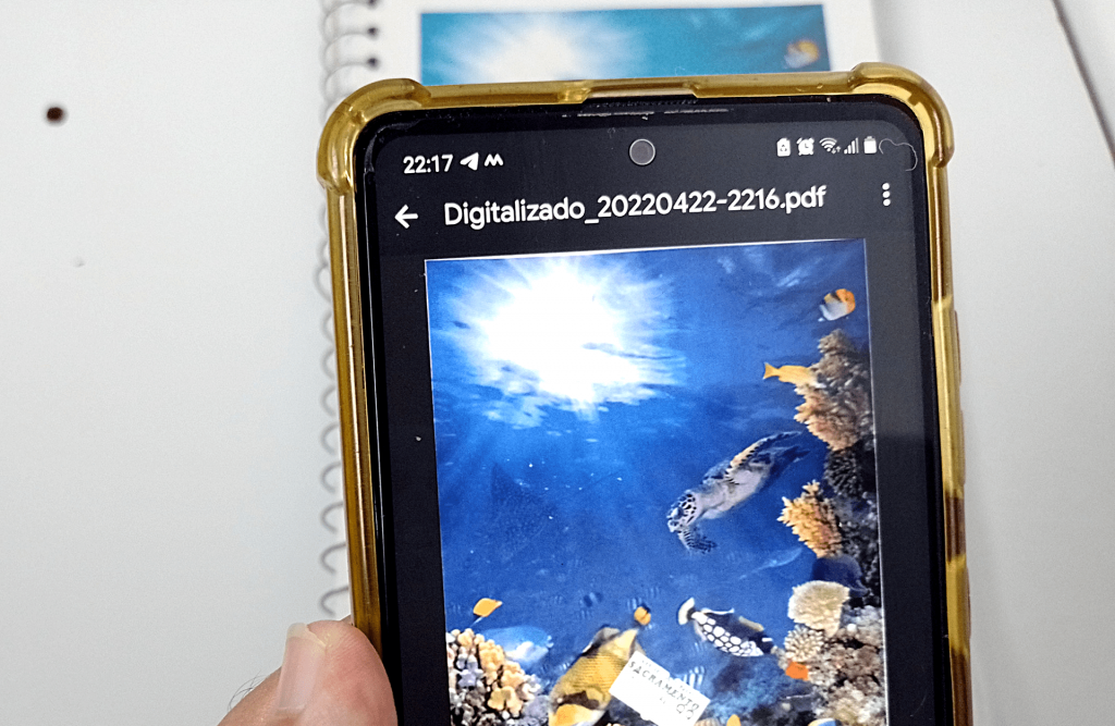 como escanear fotos e imagens pelo celular