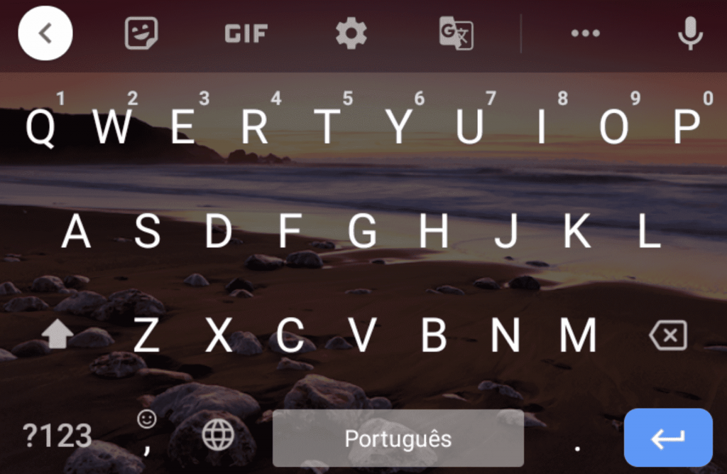como mudar o teclado do whatsapp