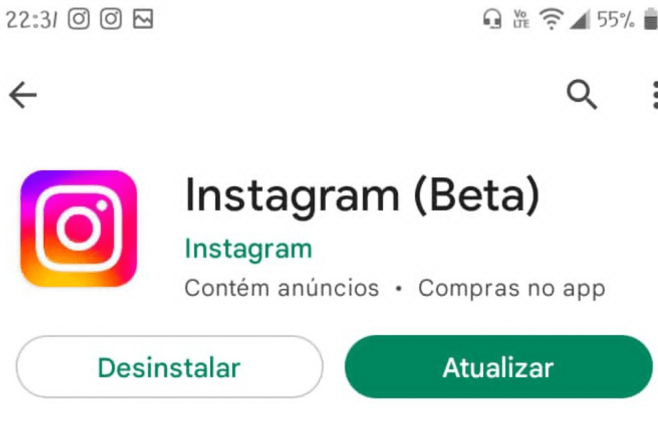 Como atualizar o instagram no Android e IOS